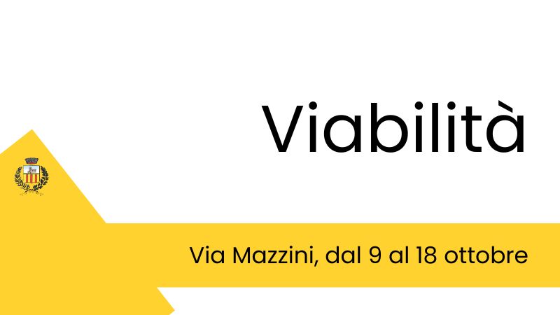 Viabilità, modifiche in Via Mazzini a Sovigliana