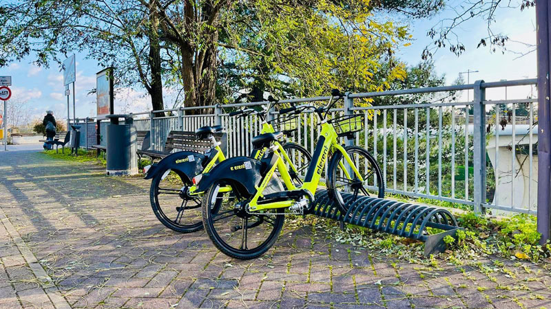 A Sovigliana è presente un servizio di bikesharing